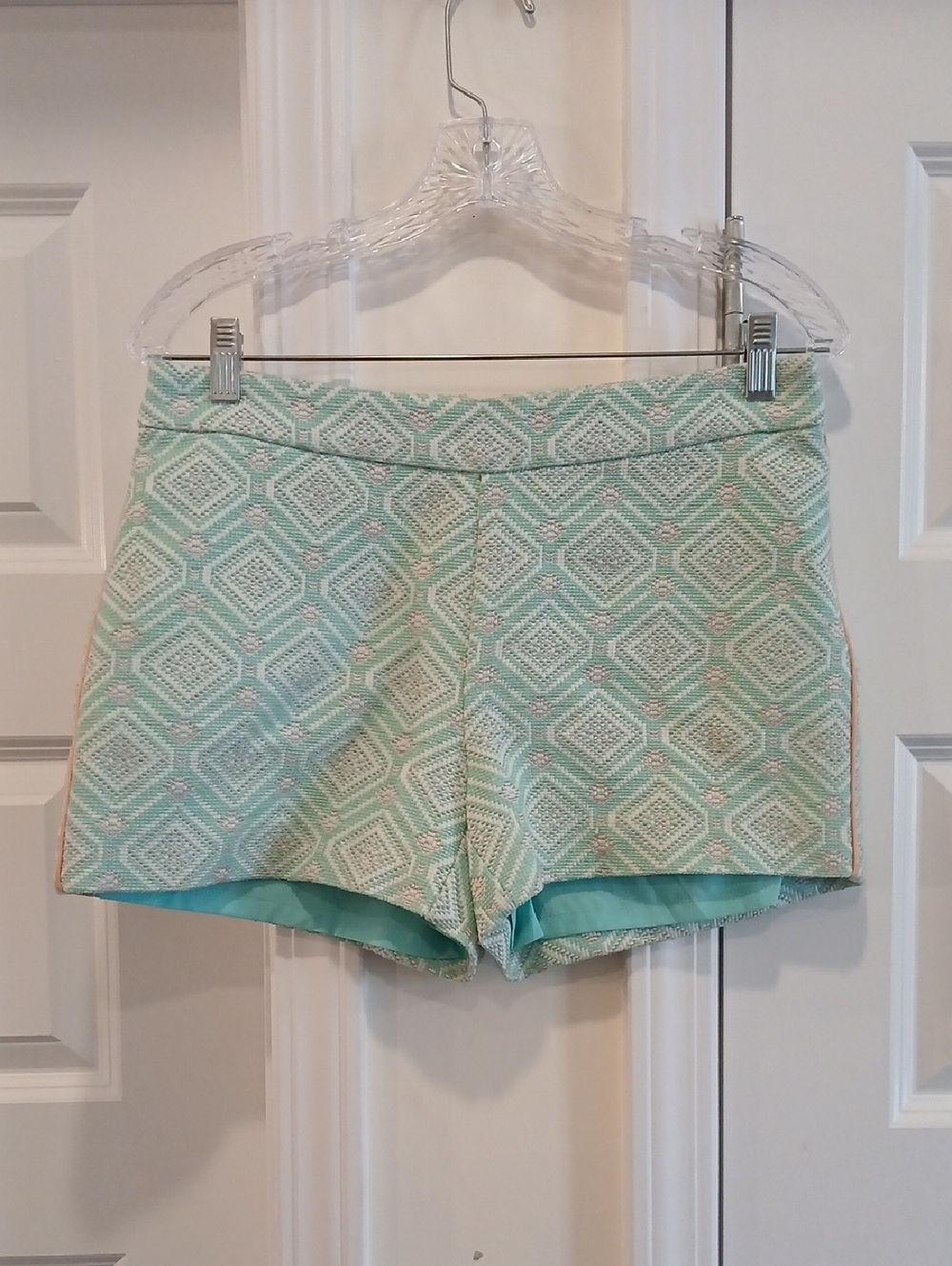 STS Sail To Sable Jacquard Zipper Back Shorts Size 6